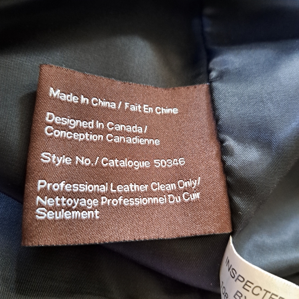 EUC DANIER leather Women's Coat Size XL - Picture 7 of 7